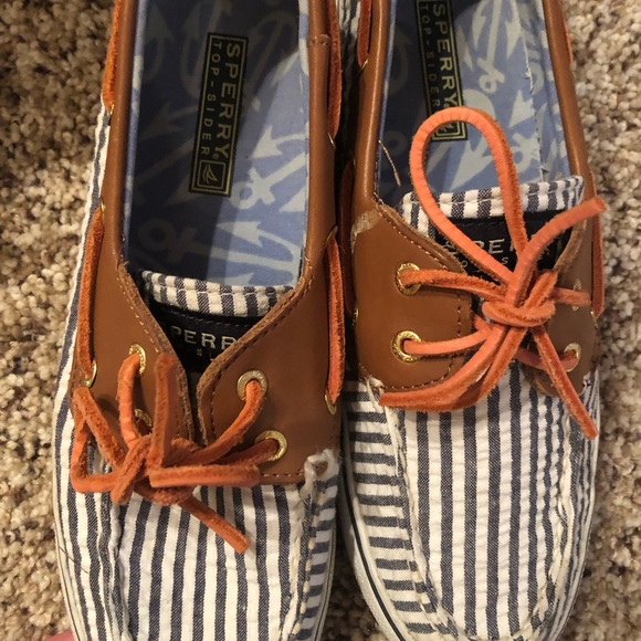 Sperry Top siders boat, deck loafers slip ons nautical dock beach slides Size 7 - Picture 2 of 8